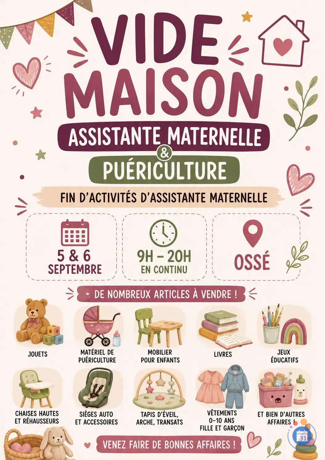 Image Vide maison assistante maternelle puériculture (photo 1)