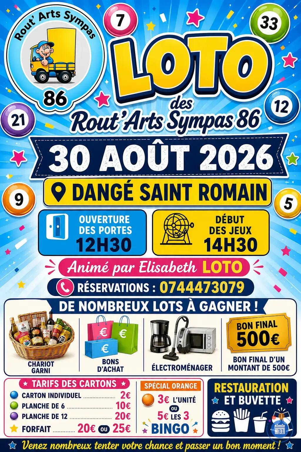 Image LOTO Rout'arts Sympas 86 animé par Elisabeth Loto (photo 1)