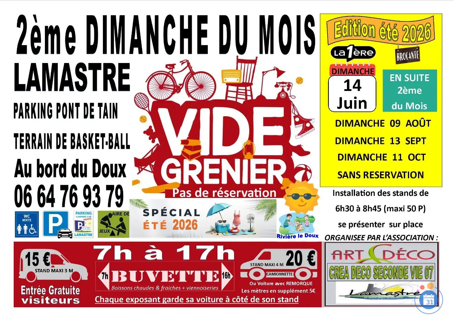 Image Brocante Vide Grenier d'été Lamastre (photo 1)