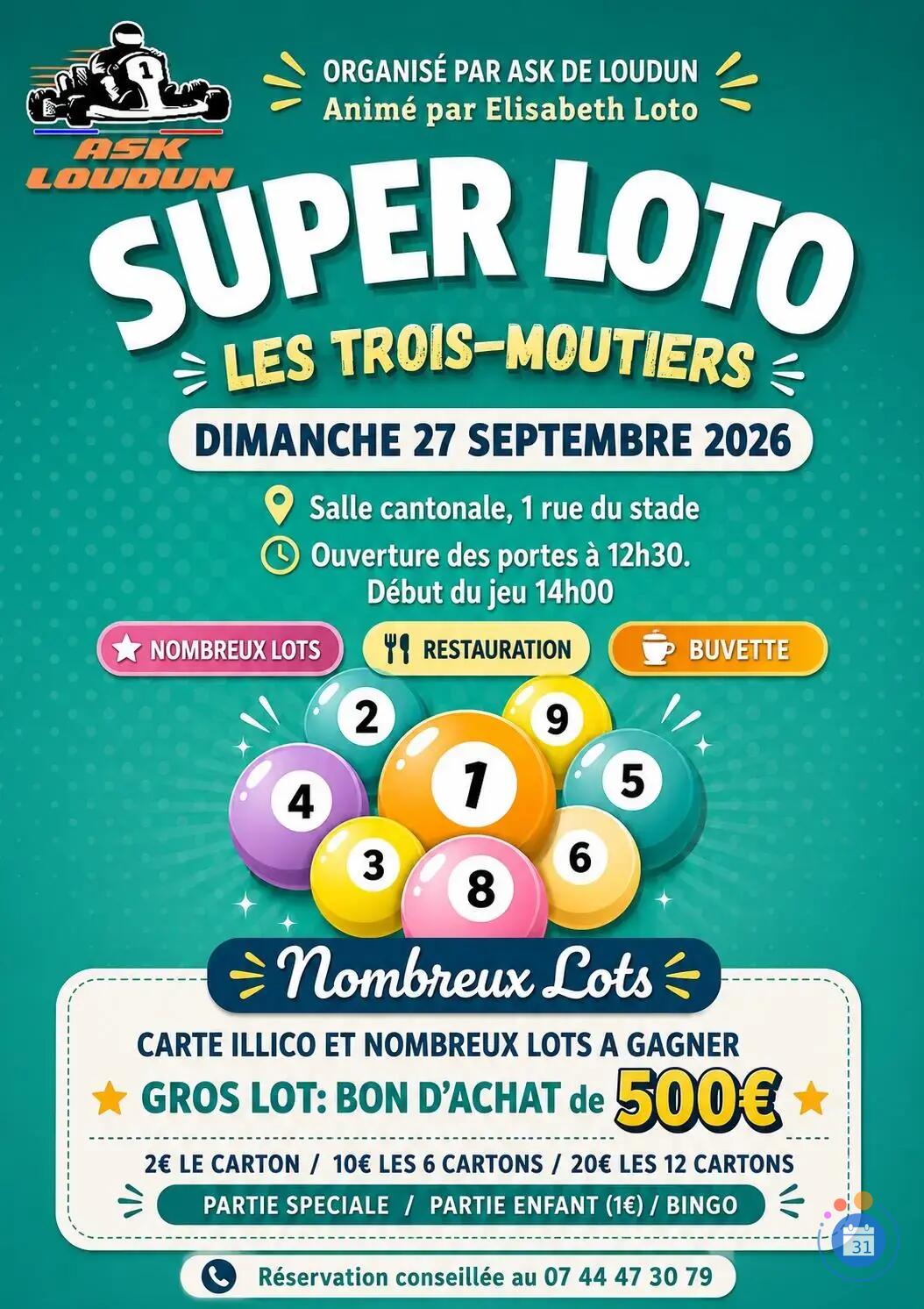 Image LOTO ASK de Loudun animé par Elisabeth Loto (photo 1)