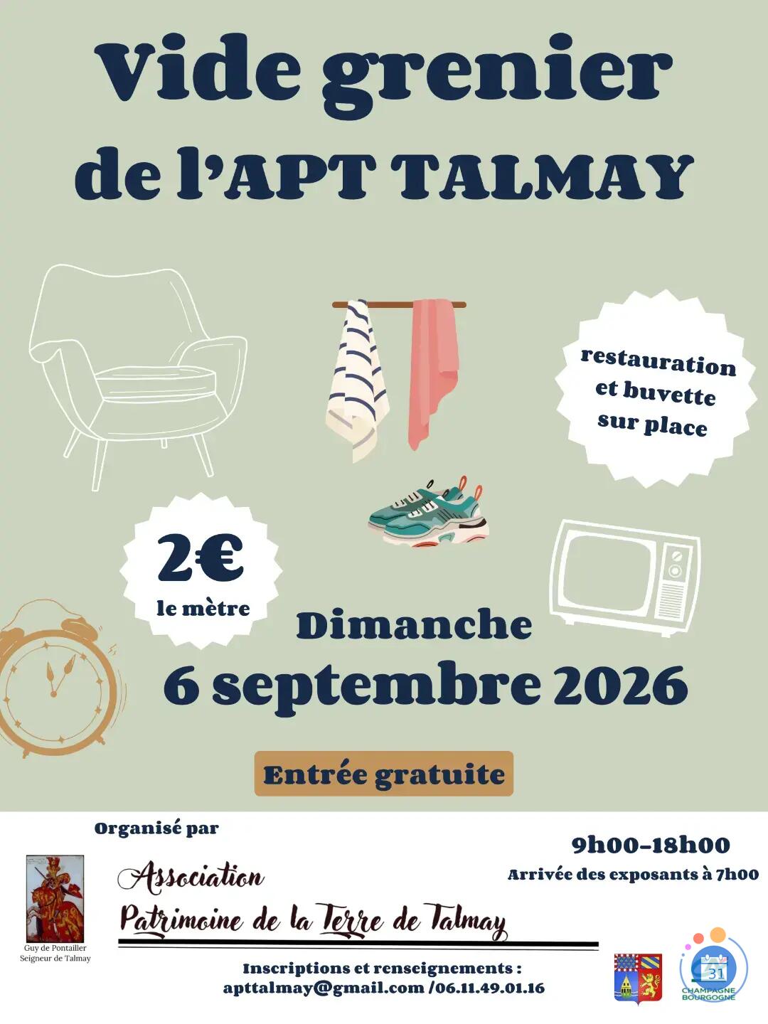 Image Vide grenier de l'APTTalmay (photo 1)