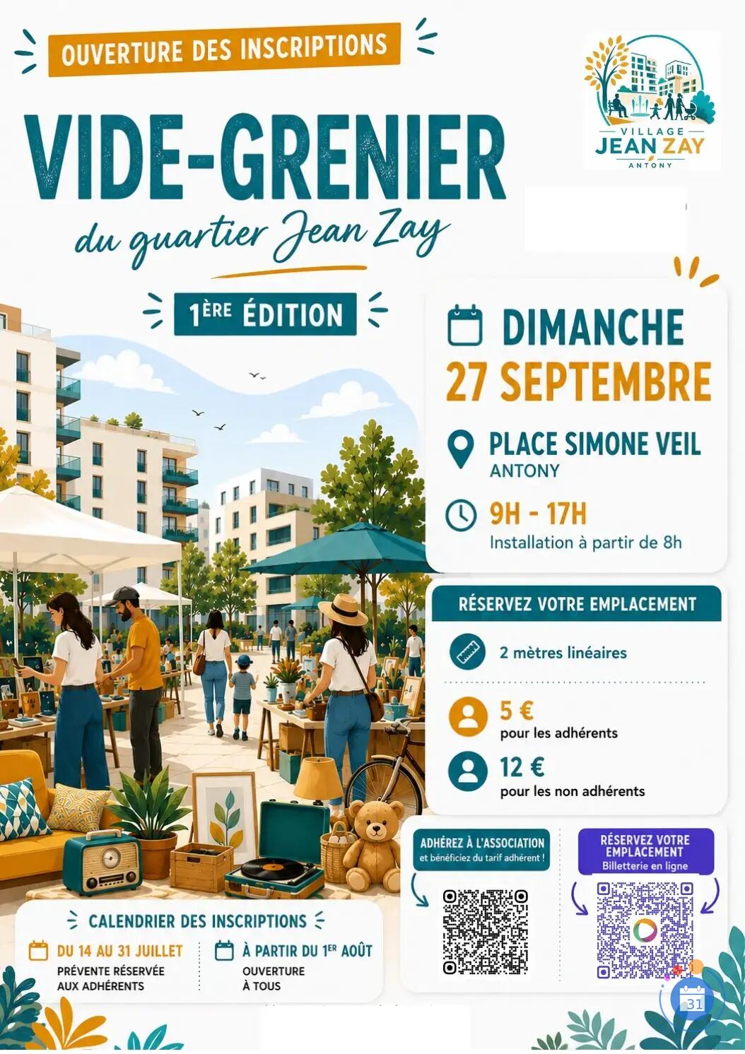 Image Vide-grenier Village Jean Zay à Antony (photo 1)