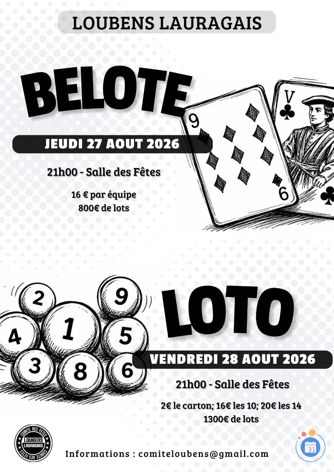 Image LOTO du comité des fêtes de Loubens-Lauragais (photo 1)