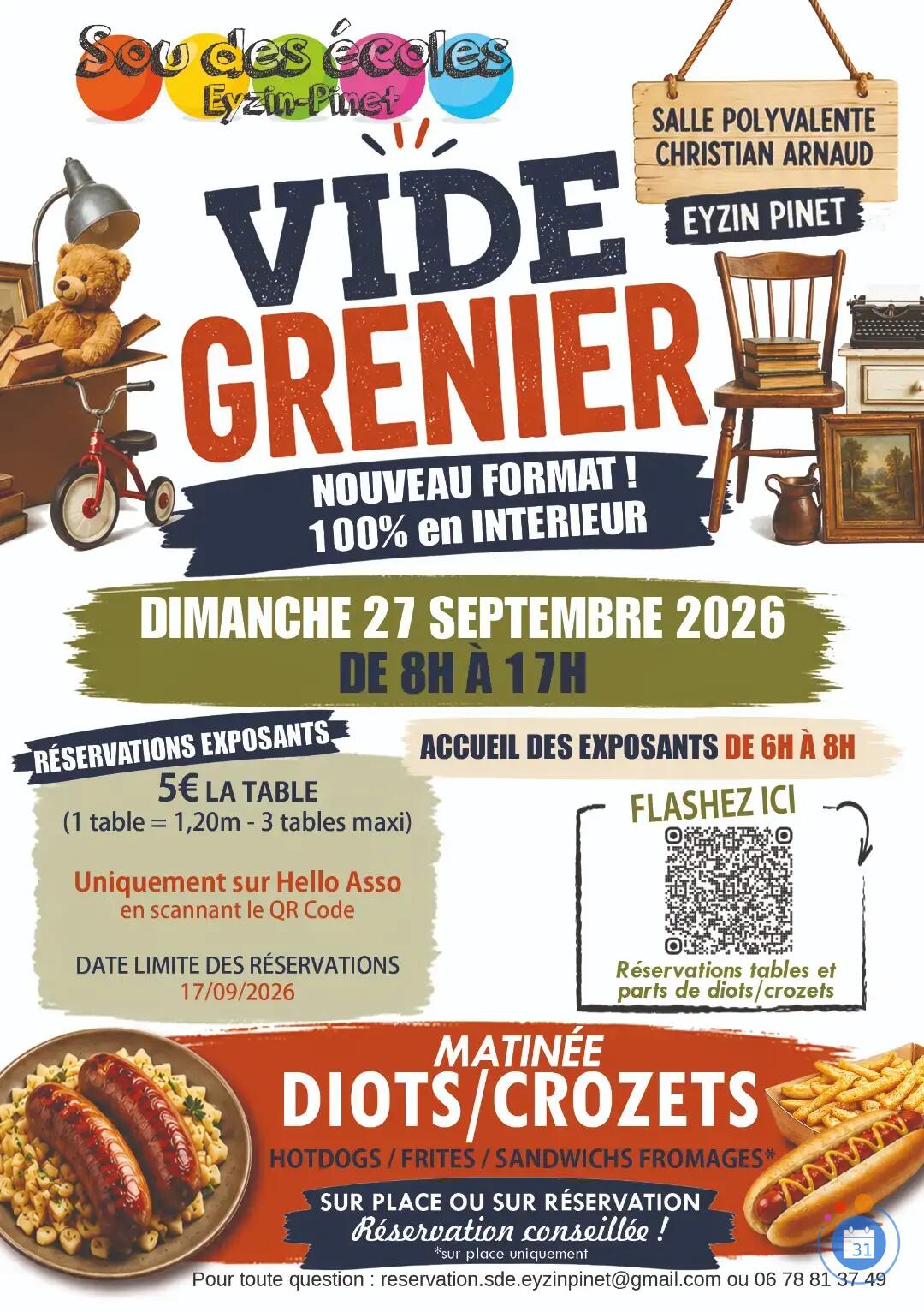 Image Vide Grenier du Sou des Ecoles d'Eyzin-Pinet (photo 1)