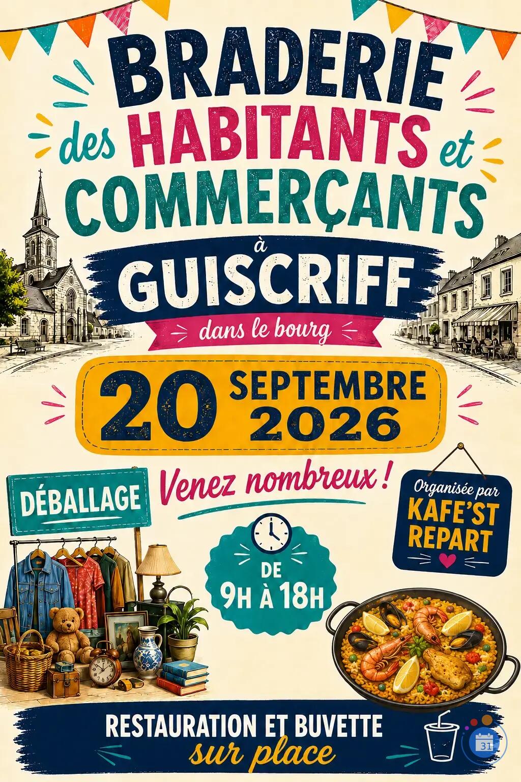 Image BRADERIE - TROC ET PUCES DES COMMERÇANTS ET DES HABITANTS (photo 1)