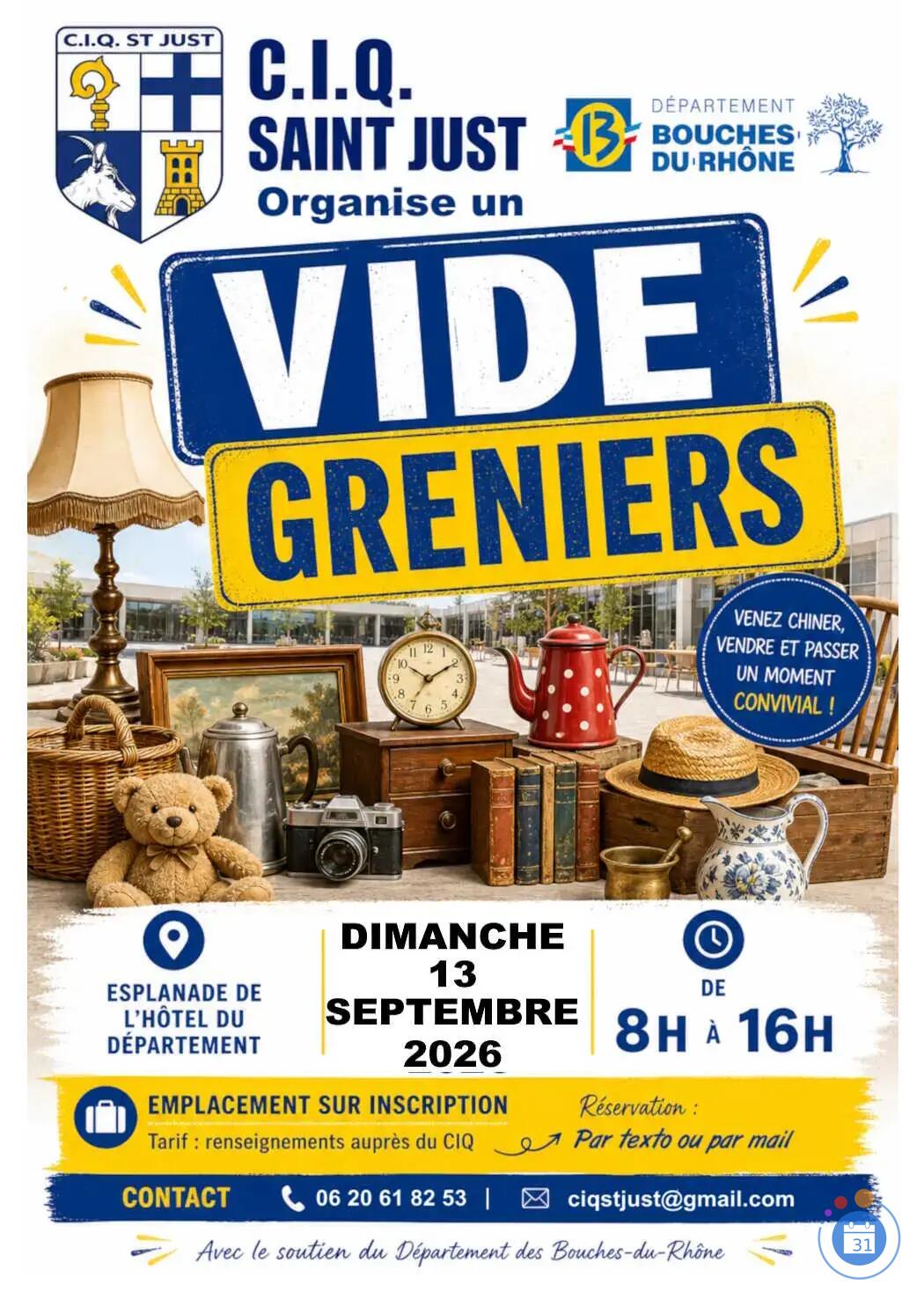 Image Vide Grenier de la rentrée à St Just (photo 1)