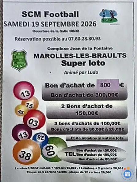 Image LOTO DU SCM FOOTBALL DE MAROLLES ANIME PAR LUDO (photo 1)