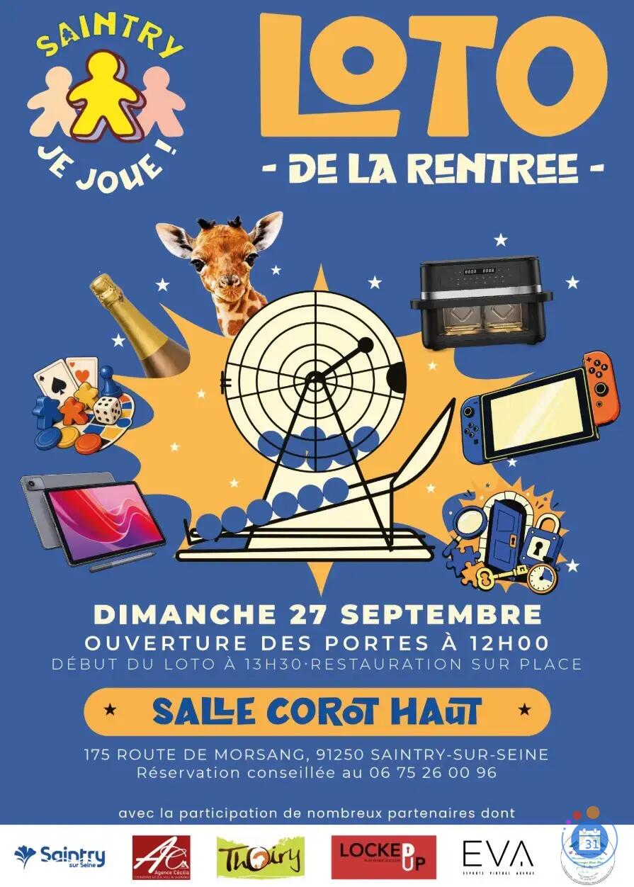 Image Loto de la rentrée - Saintry Je Joue (photo 1)