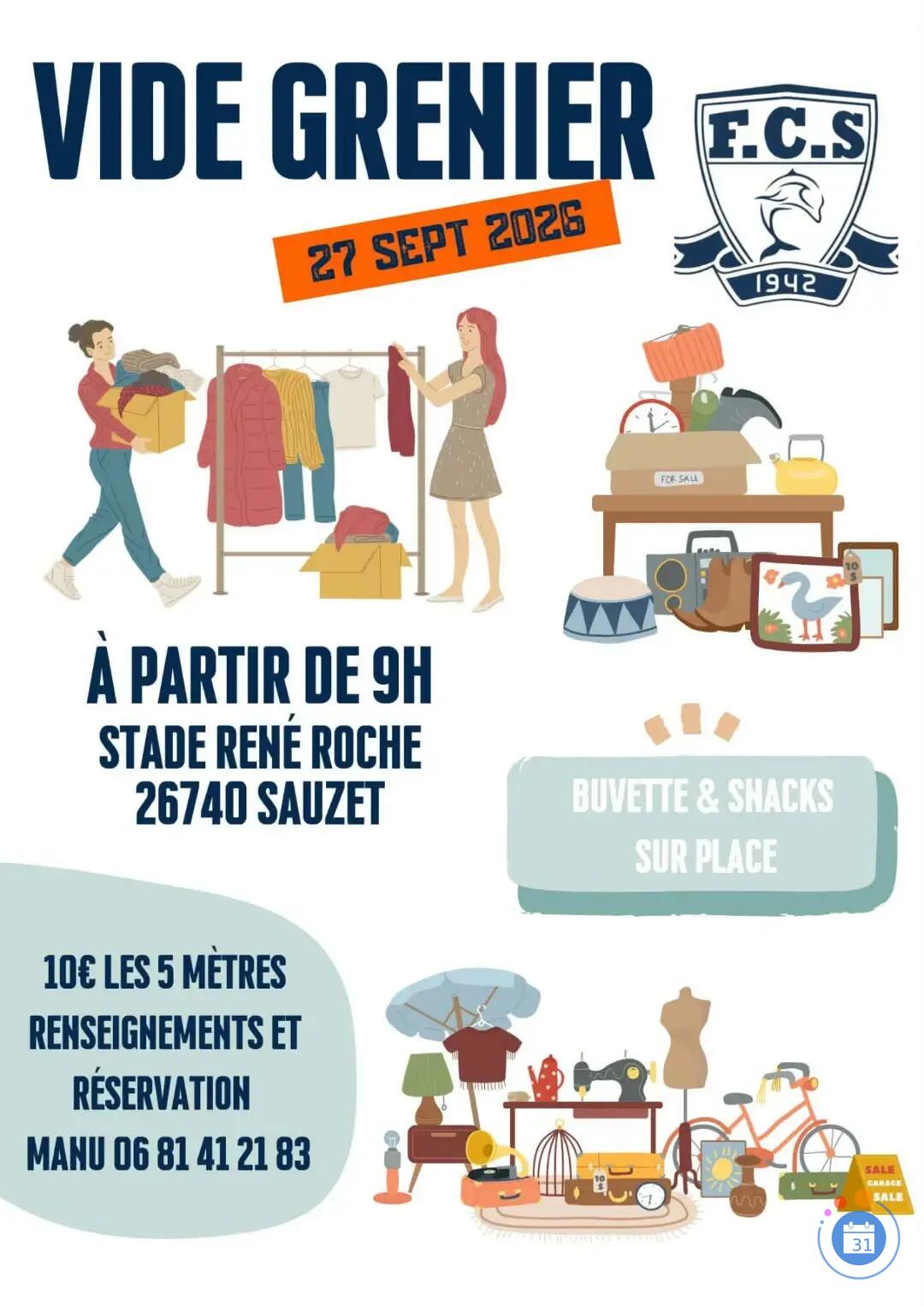 Image Vide grenier Foot de Sauzet (photo 2)