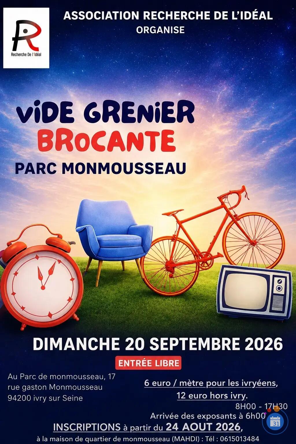 Image Grand Vide-grenier Monmousseau (photo 1)