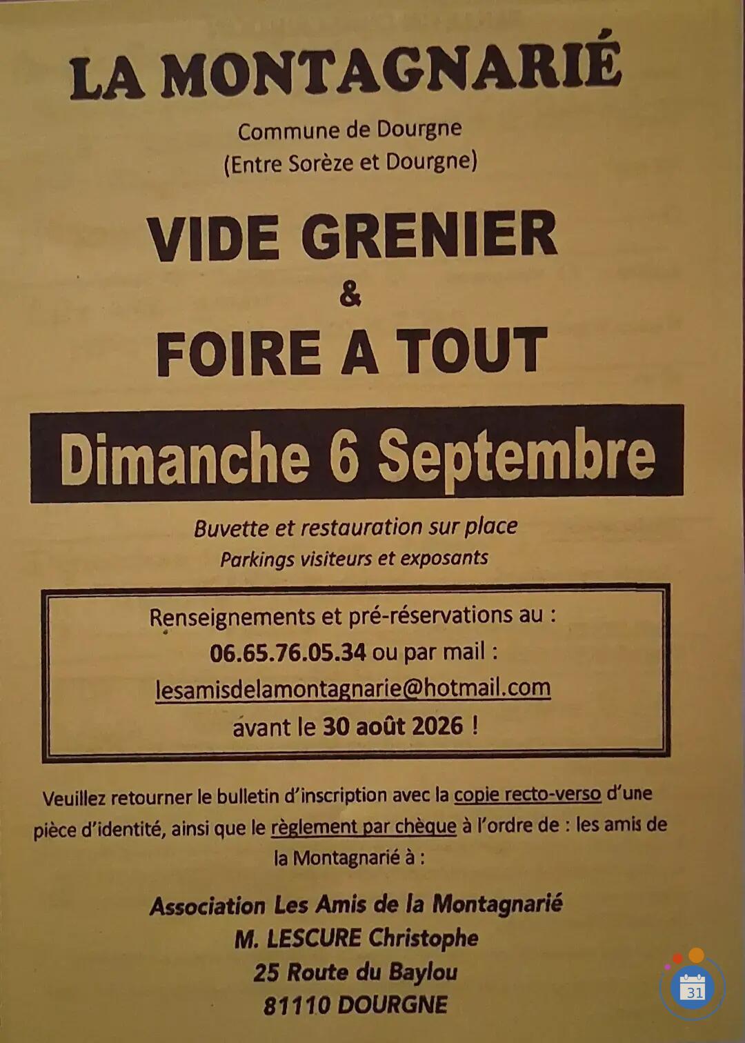 Image Vide grenier et foire à tout (photo 1)