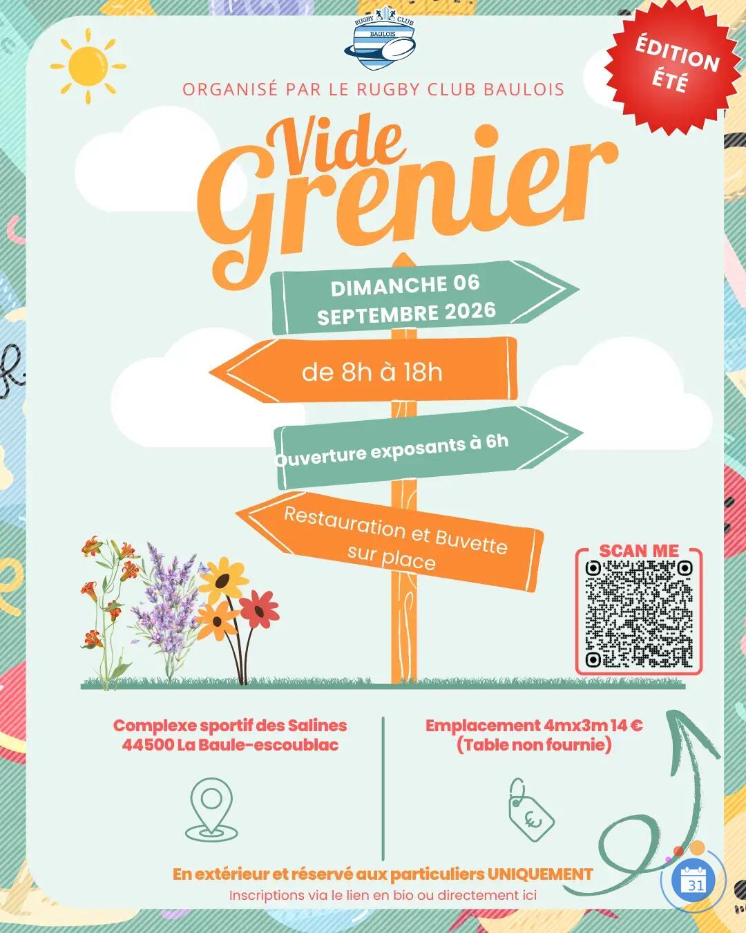 Image Vide grenier du rugby club baulois (photo 1)
