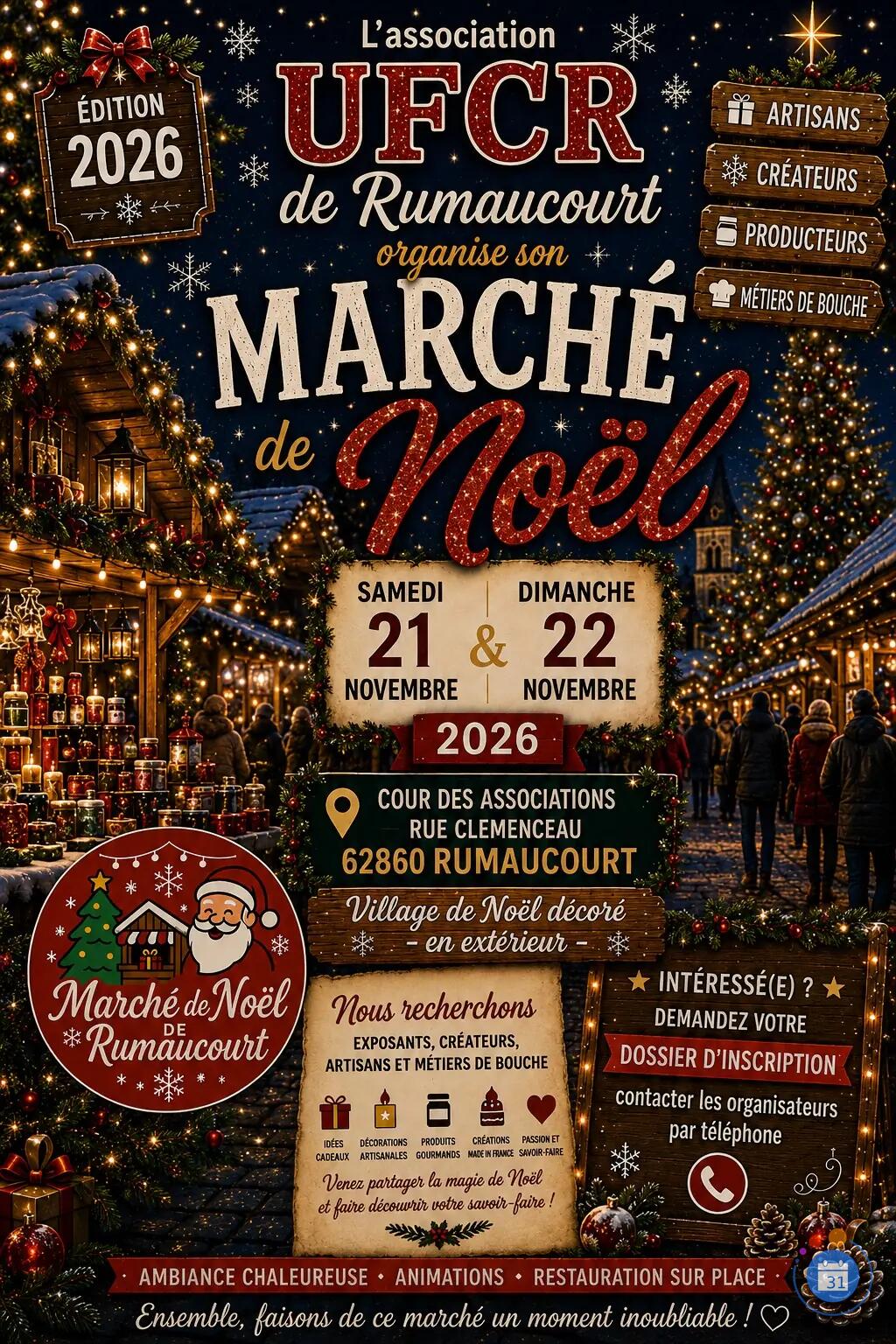 Image Marché de Noël de Rumaucourt (photo 1)