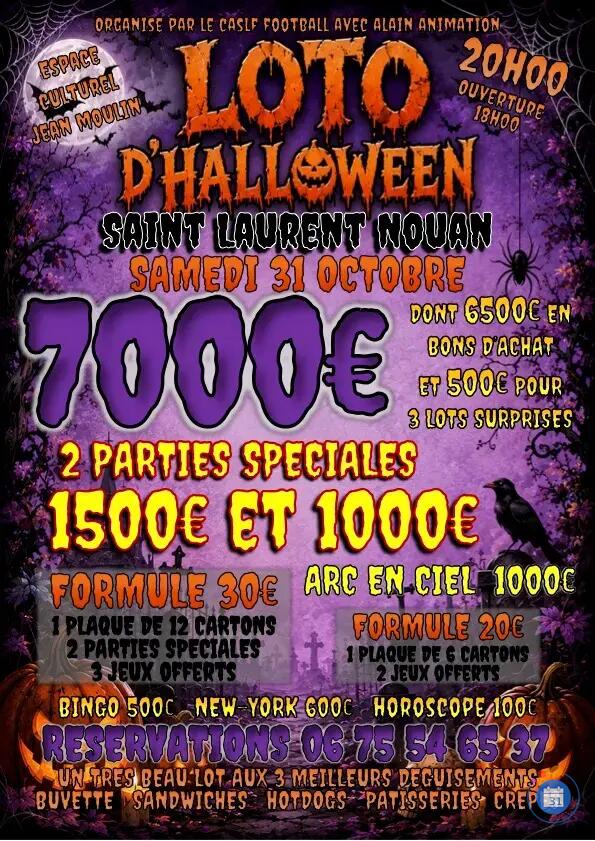 Image GROS LOTO D'HALLOWEEN (photo 1)