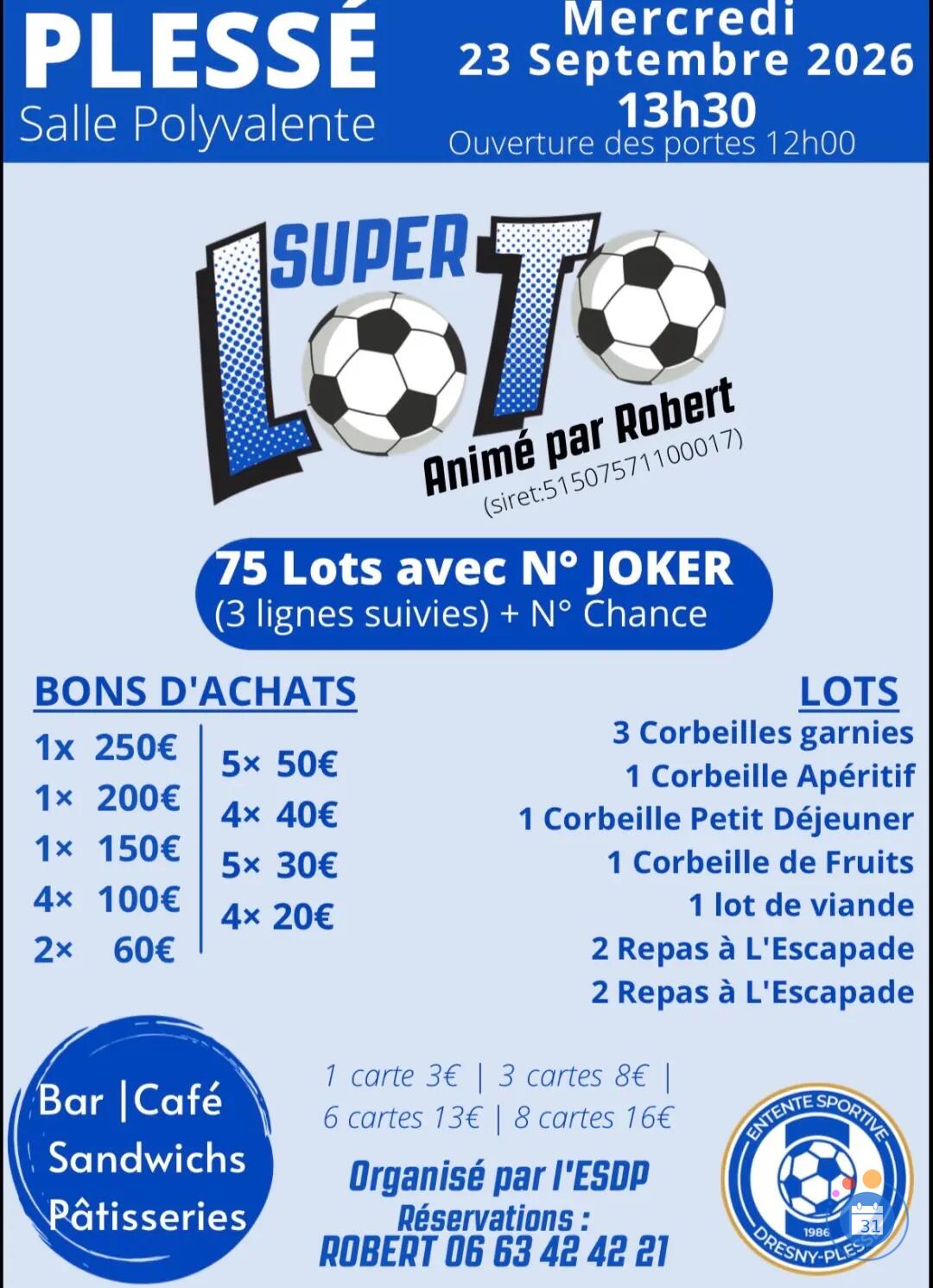 Image Super Loto de L’ESDP (photo 1)