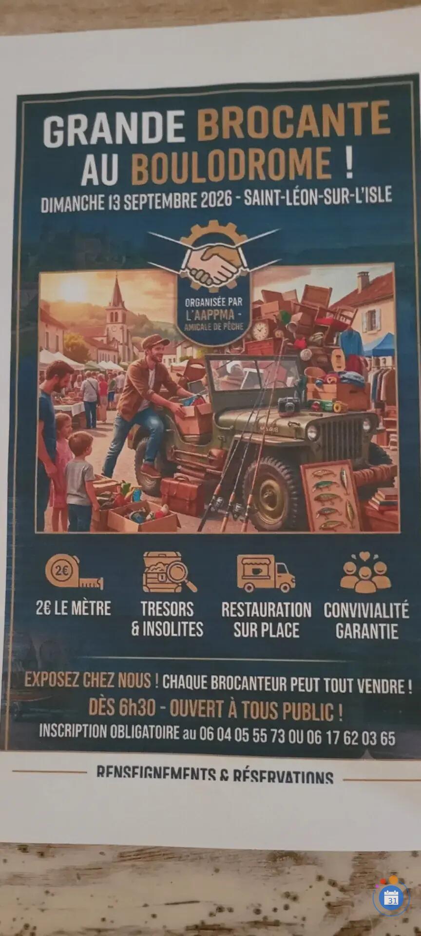 Image vide grenier brocante pêche (photo 1)