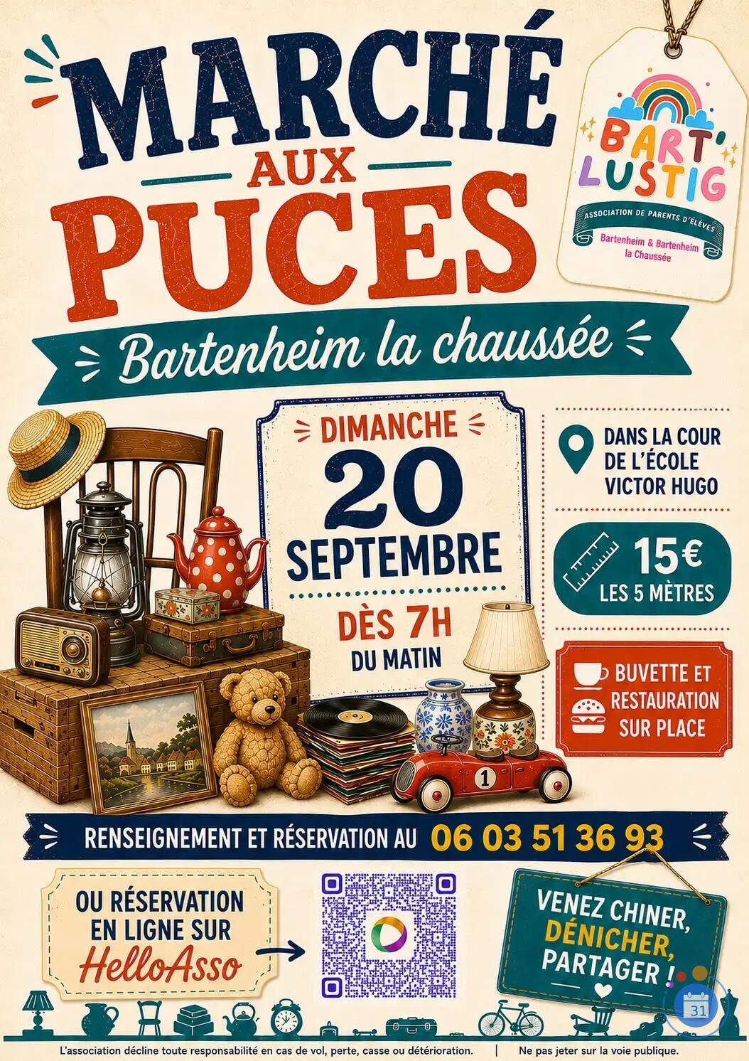Image MARCHÉ AUX PUCES BARTENHEIM-LA-CHAUSSEE (photo 1)