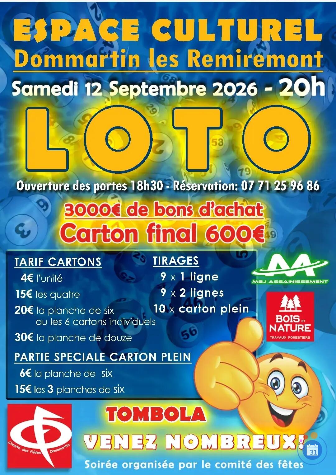 Image Loto du comité des fêtes (photo 1)