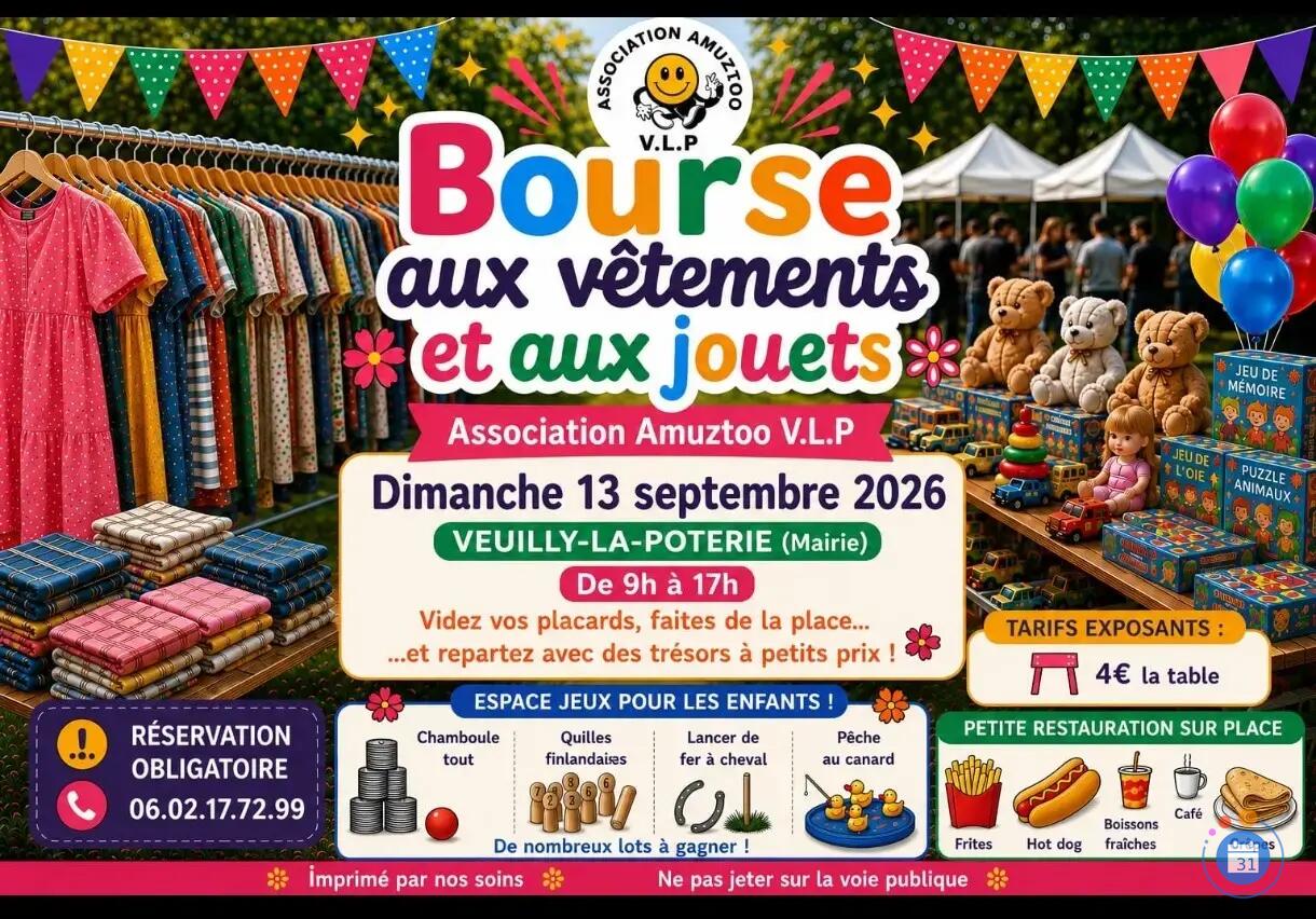 Image Bourse au vêtements et jouets (photo 1)
