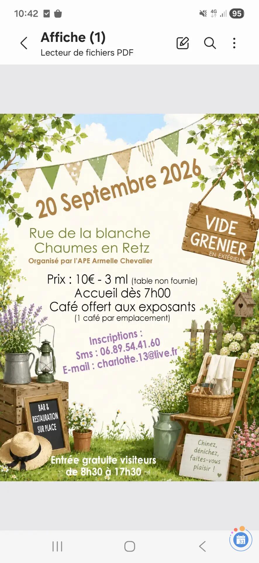 Image Vide-grenier de l’APE Armelle Chevalier (photo 1)