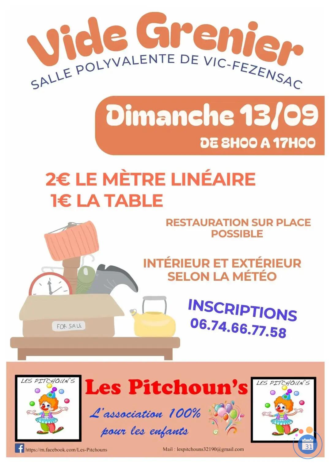 Image VIDE GRENIER LES PITCHOUN'S (photo 1)