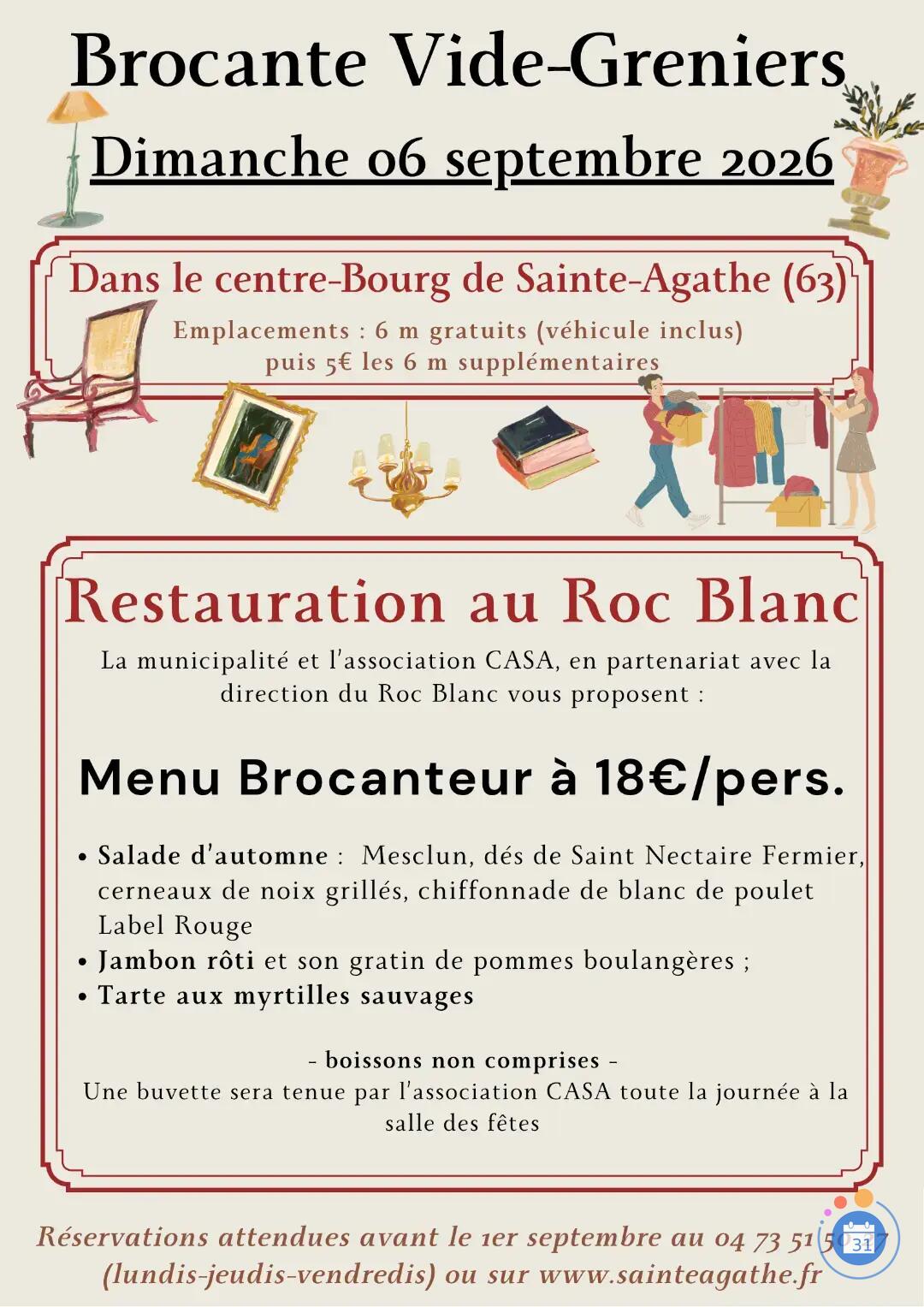 Image Brocante - Vide Grenier SAINTE AGATHE (photo 1)
