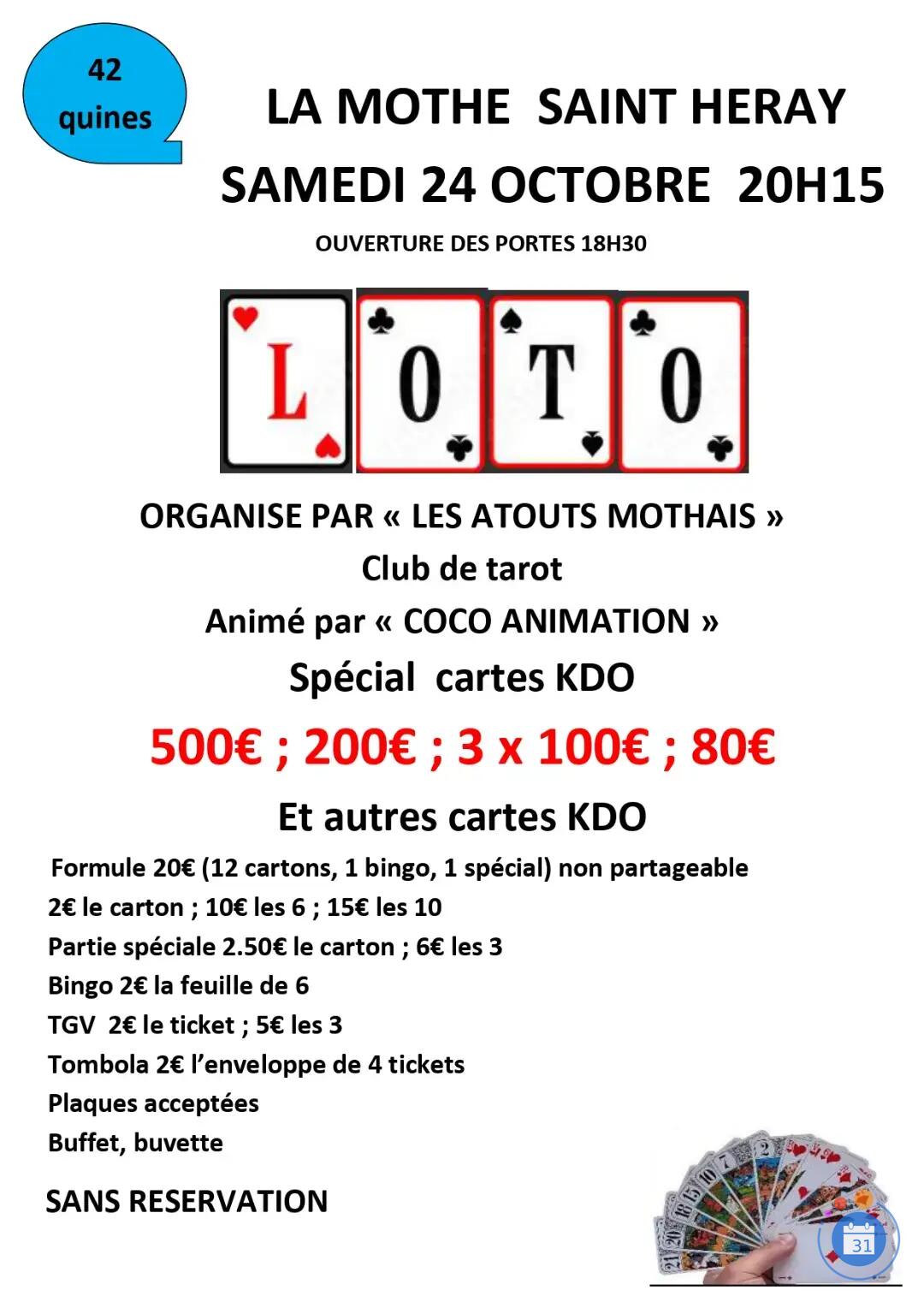 Image LOTO animé par COCO ANIMATION (photo 1)
