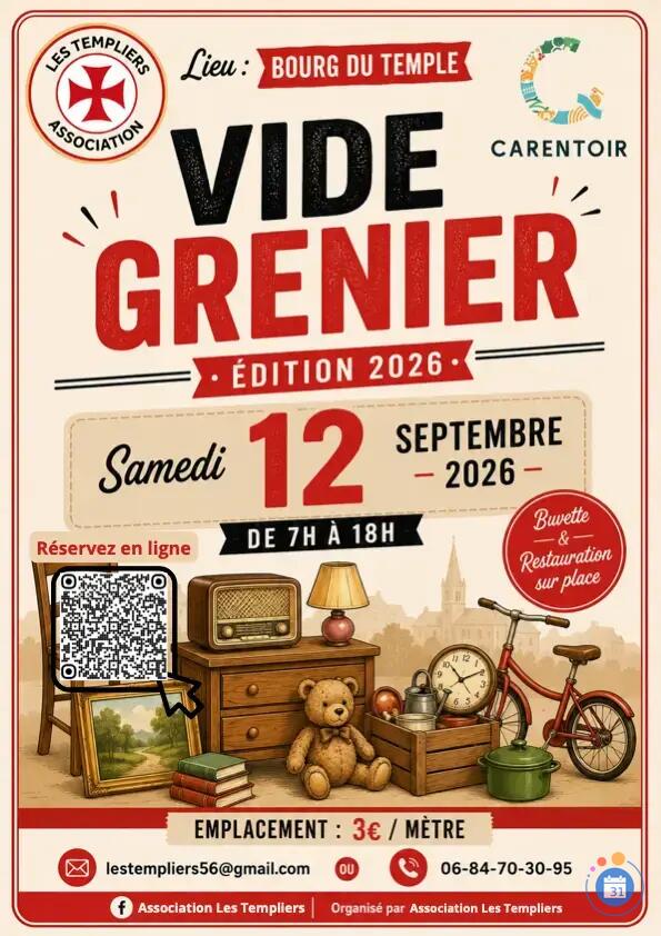 Image Vide-Grenier Le Temple en plein air – Samedi 12 septembre (photo 1)