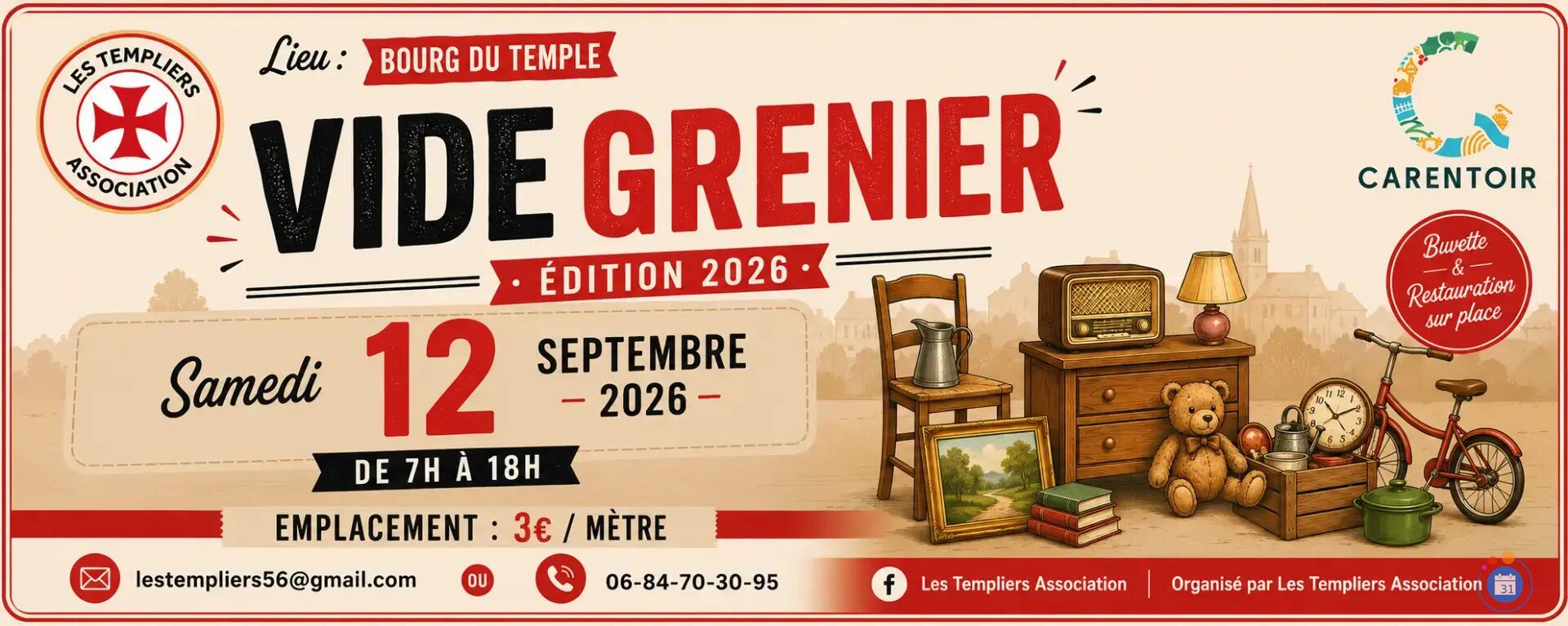 Image Vide-Grenier Le Temple en plein air – Samedi 12 septembre (photo 2)