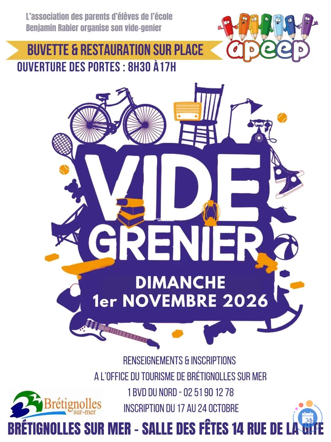 Image Vide grenier de l'APEEP (photo 1)