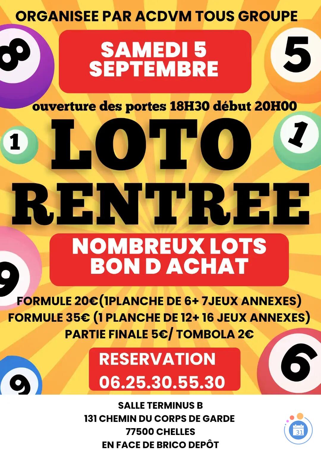 Image LOTO RENTREE (photo 1)