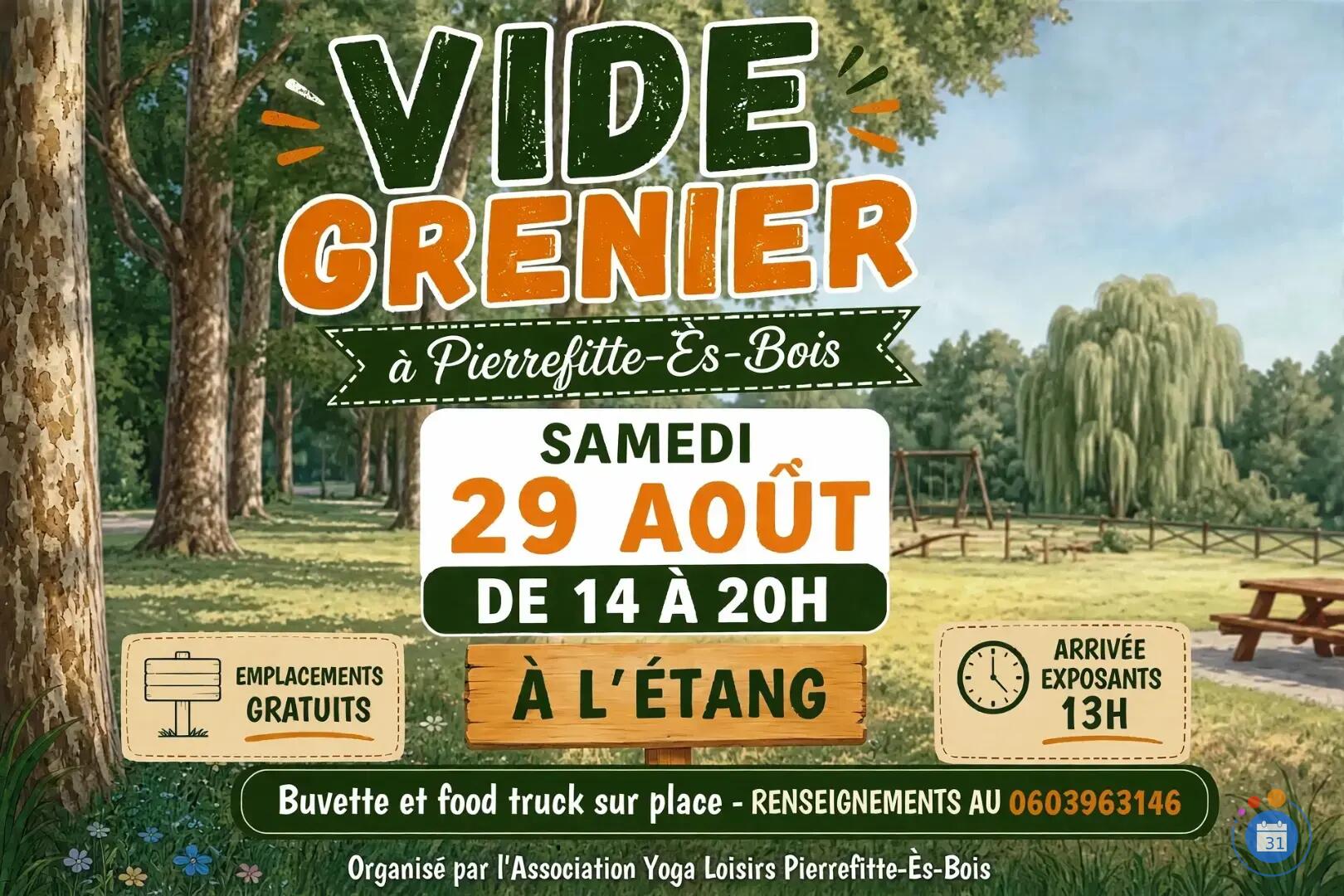 Image Vide grenier à l'étang communal (photo 1)