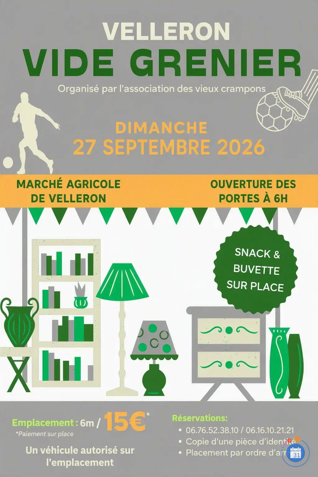 Image Vide Greniers Vieux Crampons de Velleron (photo 1)