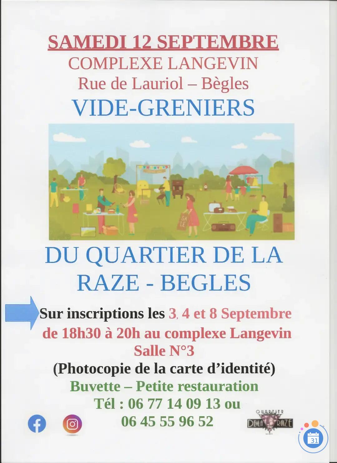 Image Vide-greniers du Quartier de La Raze (photo 1)