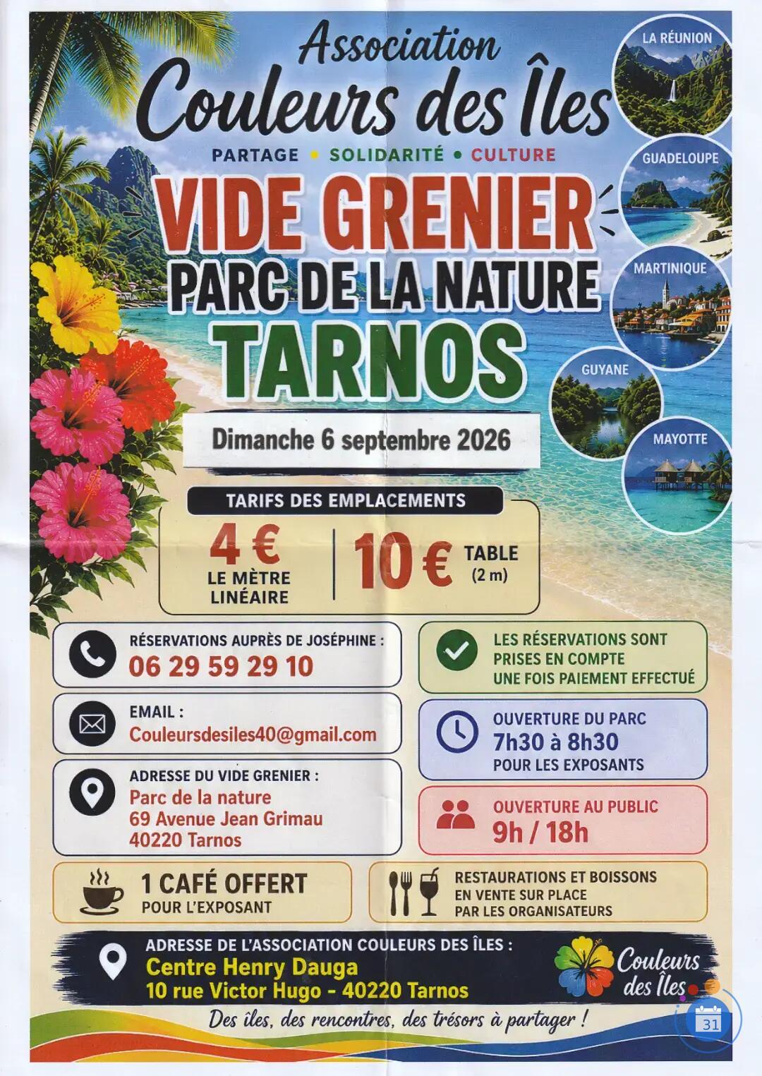 Image Vide Grenier Couleurs des Iles (photo 1)