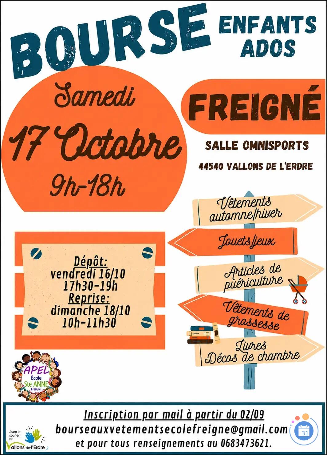 Image Bourse puériculture / vetêments enfants-ado (photo 1)