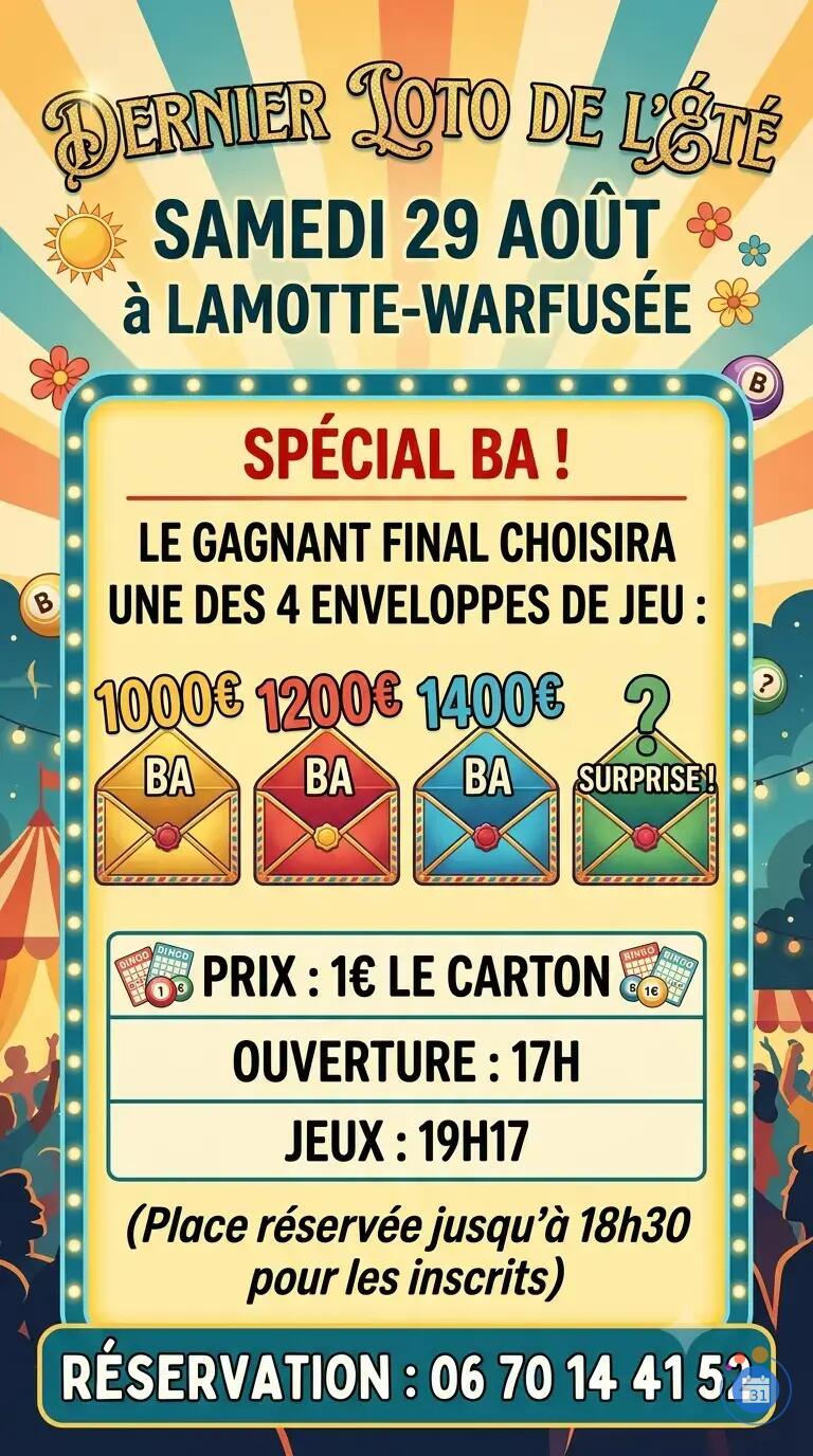 Image Loto fin d été (photo 1)