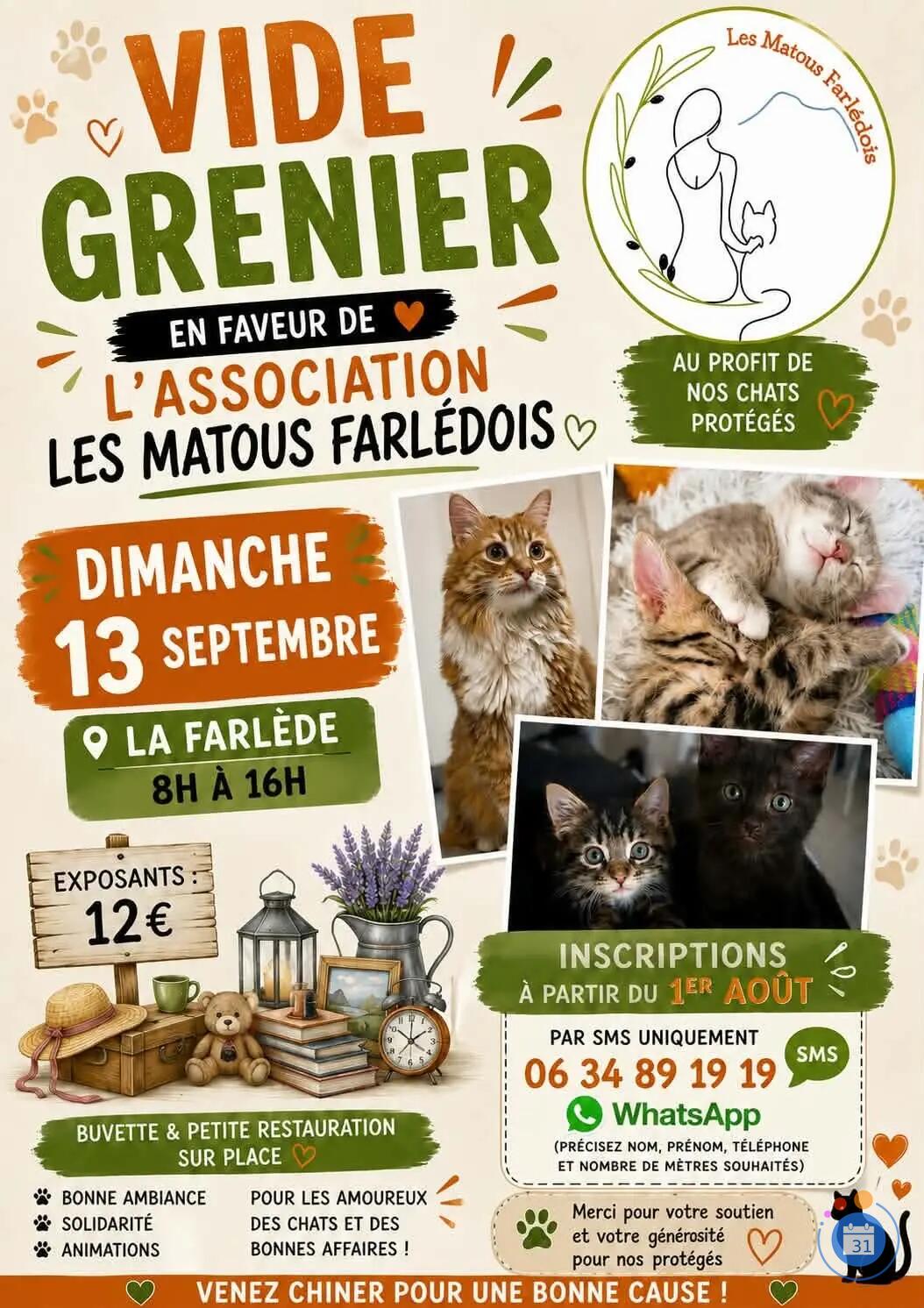 Image Vide-grenier « Les Matous Farlédois » (photo 1)