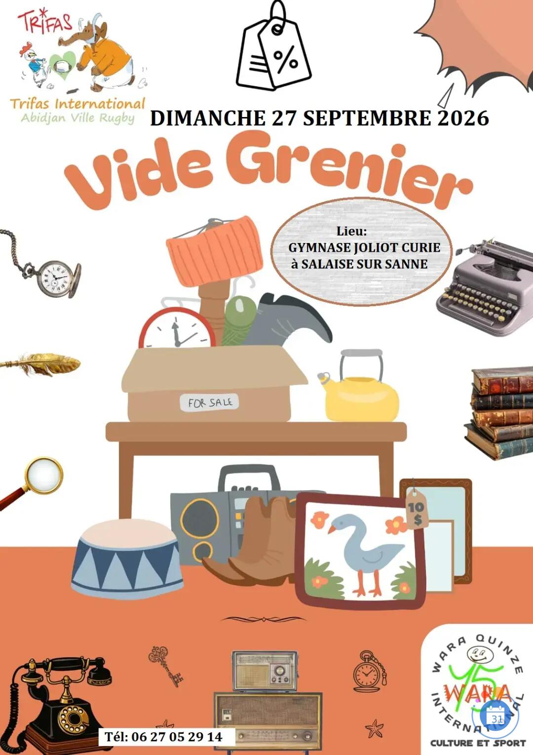Image Vide grenier WARA15 (photo 1)