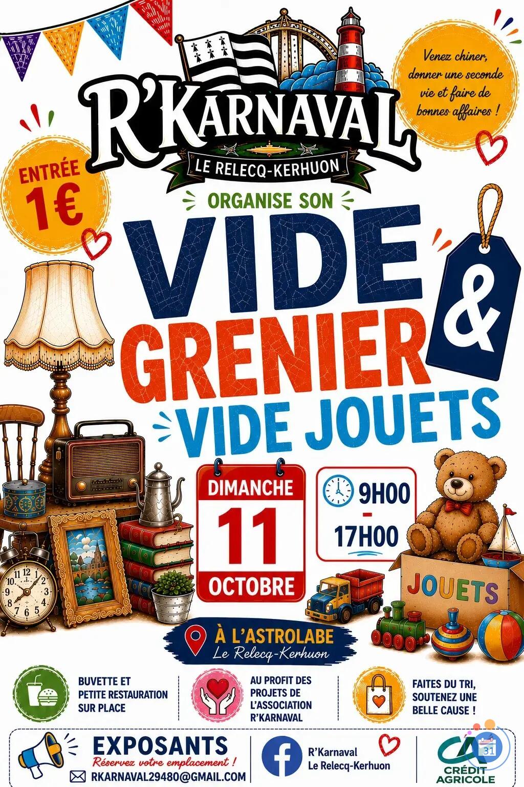 Image Vide grenier vide jouet r'karnaval (photo 1)