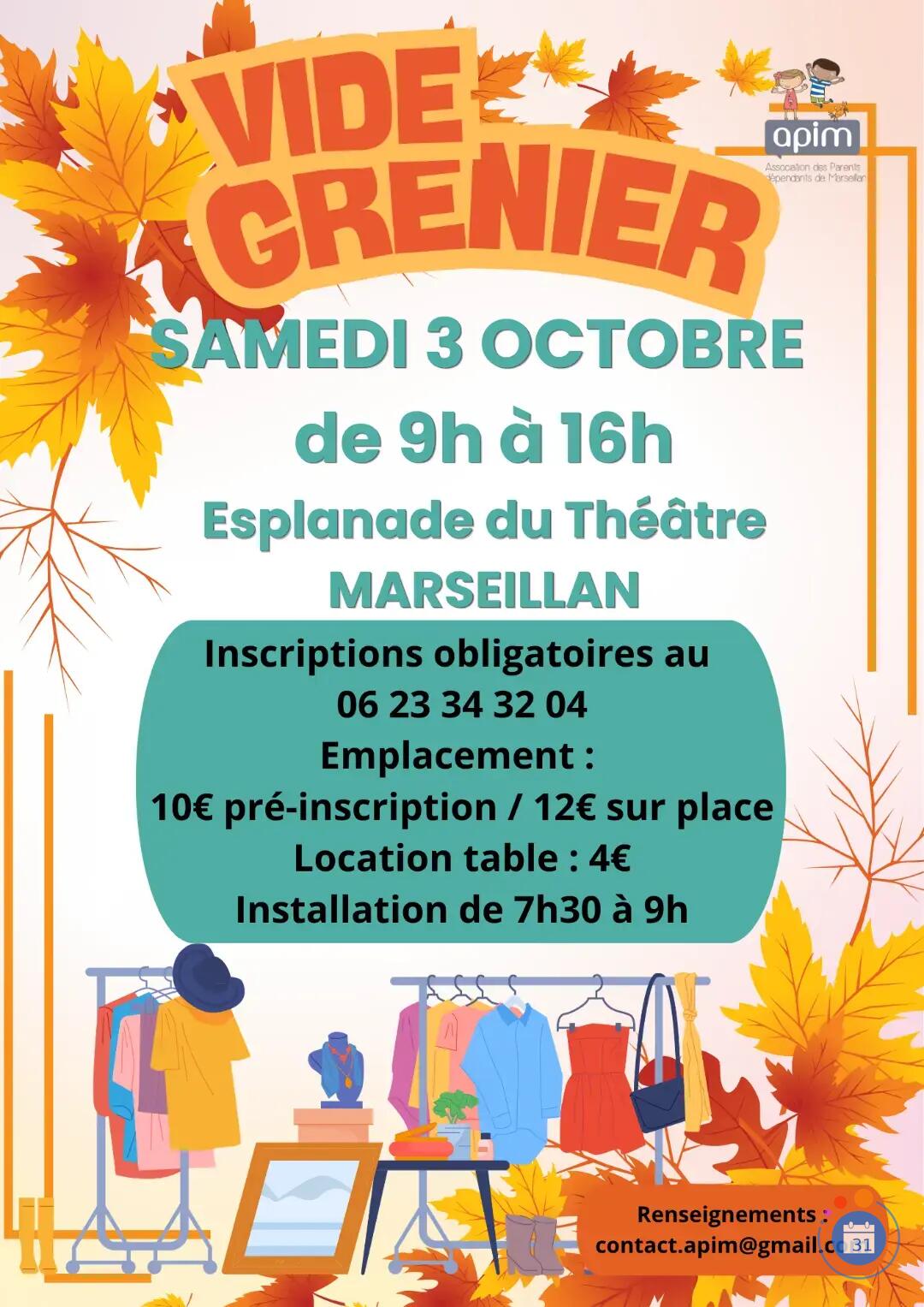 Image Vide Grenier D'automne APIM (photo 1)
