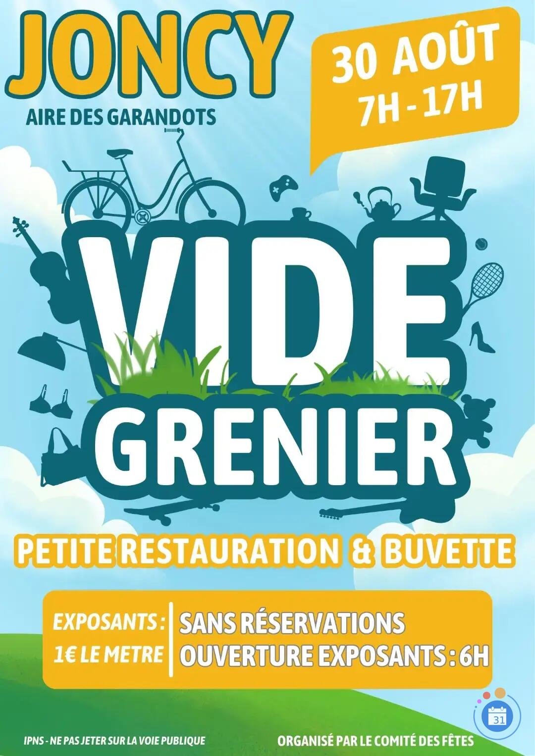 Image Vide grenier JONCY (photo 1)
