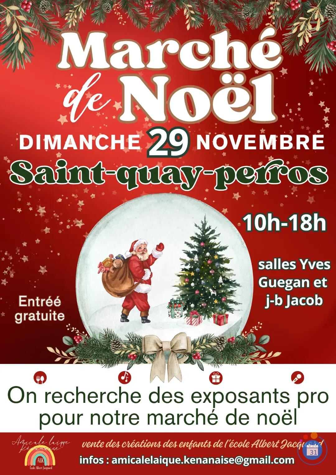 Image marché de noël de l'amicale laïque kenanaise (photo 1)