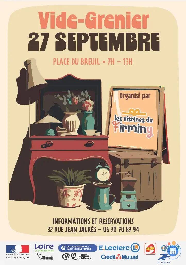 Image 🎒Vide-Grenier de la Rentrée des Vitrines de Firminy 🛍️📚 (photo 1)
