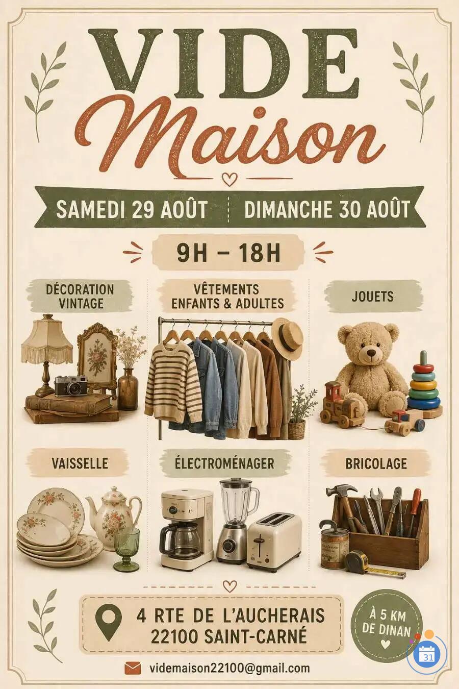 Image Vide maison et vide dressing (photo 1)
