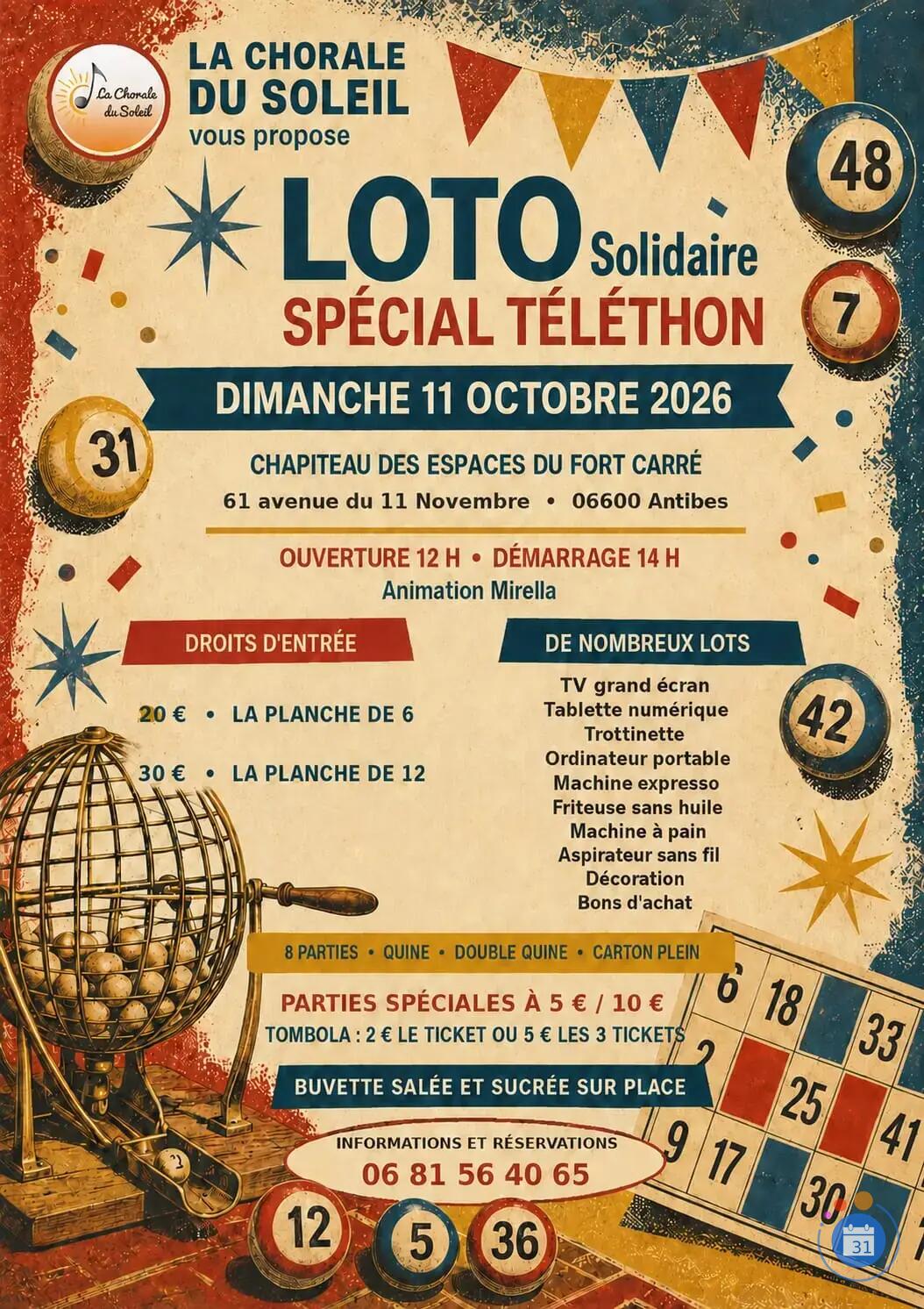 Image Loto solidaire de la Chorale du Soleil (photo 1)