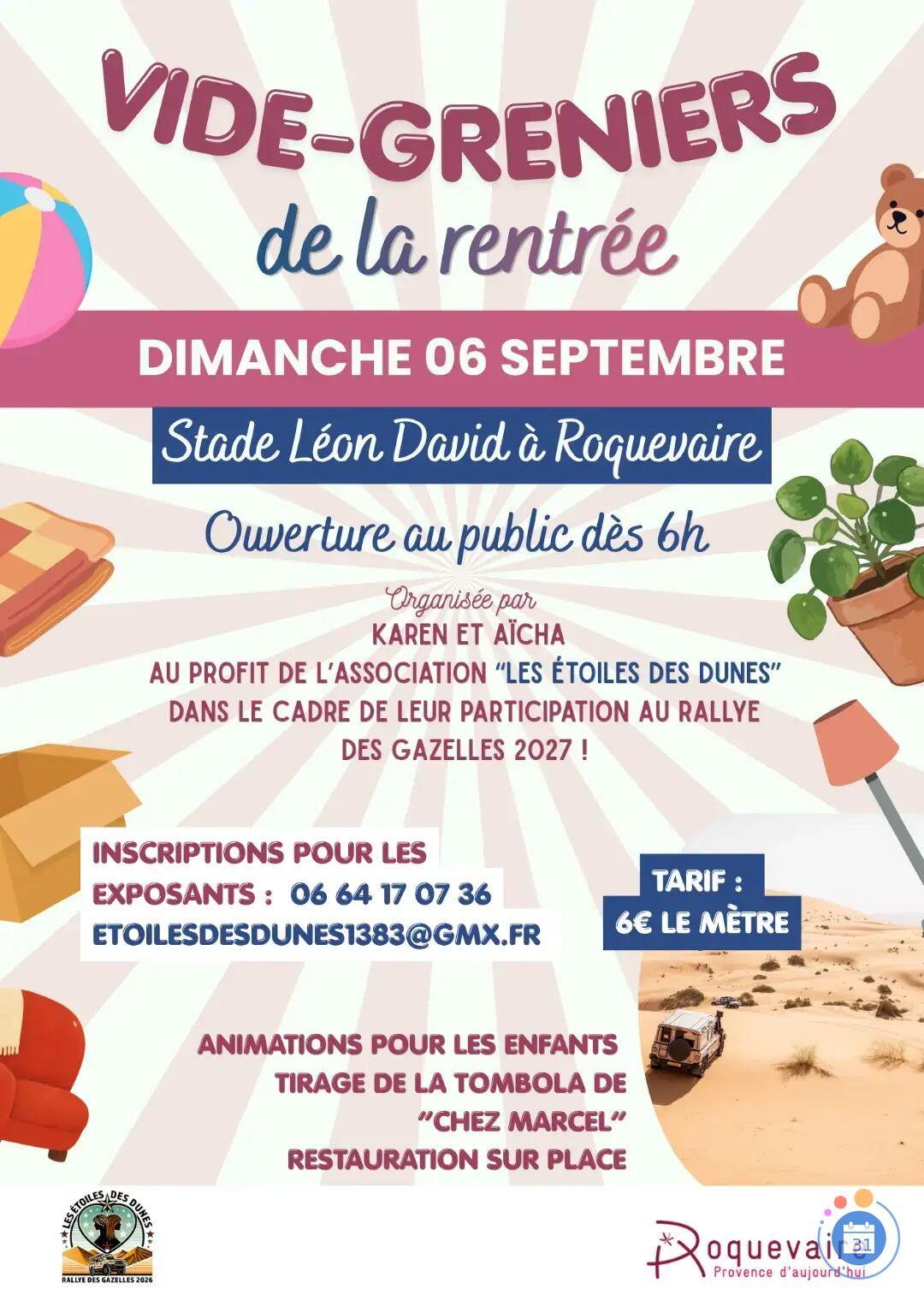 Image VIDE GRENIER DE LA RENTREE (photo 1)