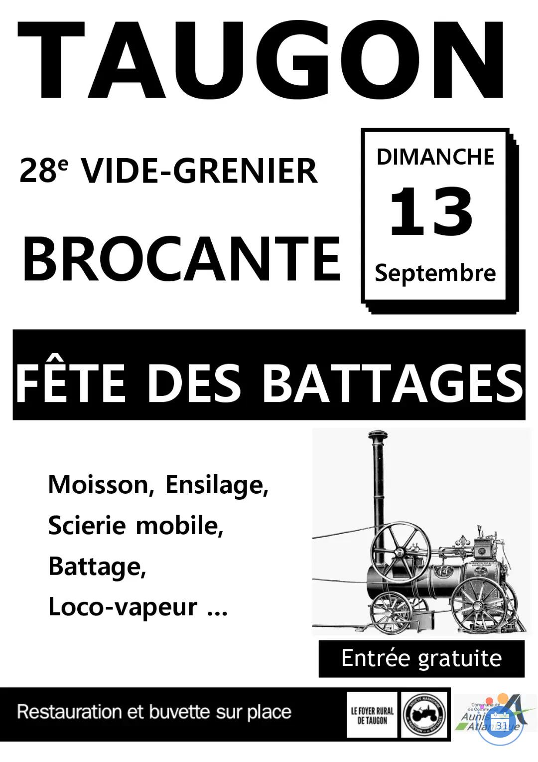 Image 28ème brocante-fête des battages de Taugon (photo 1)