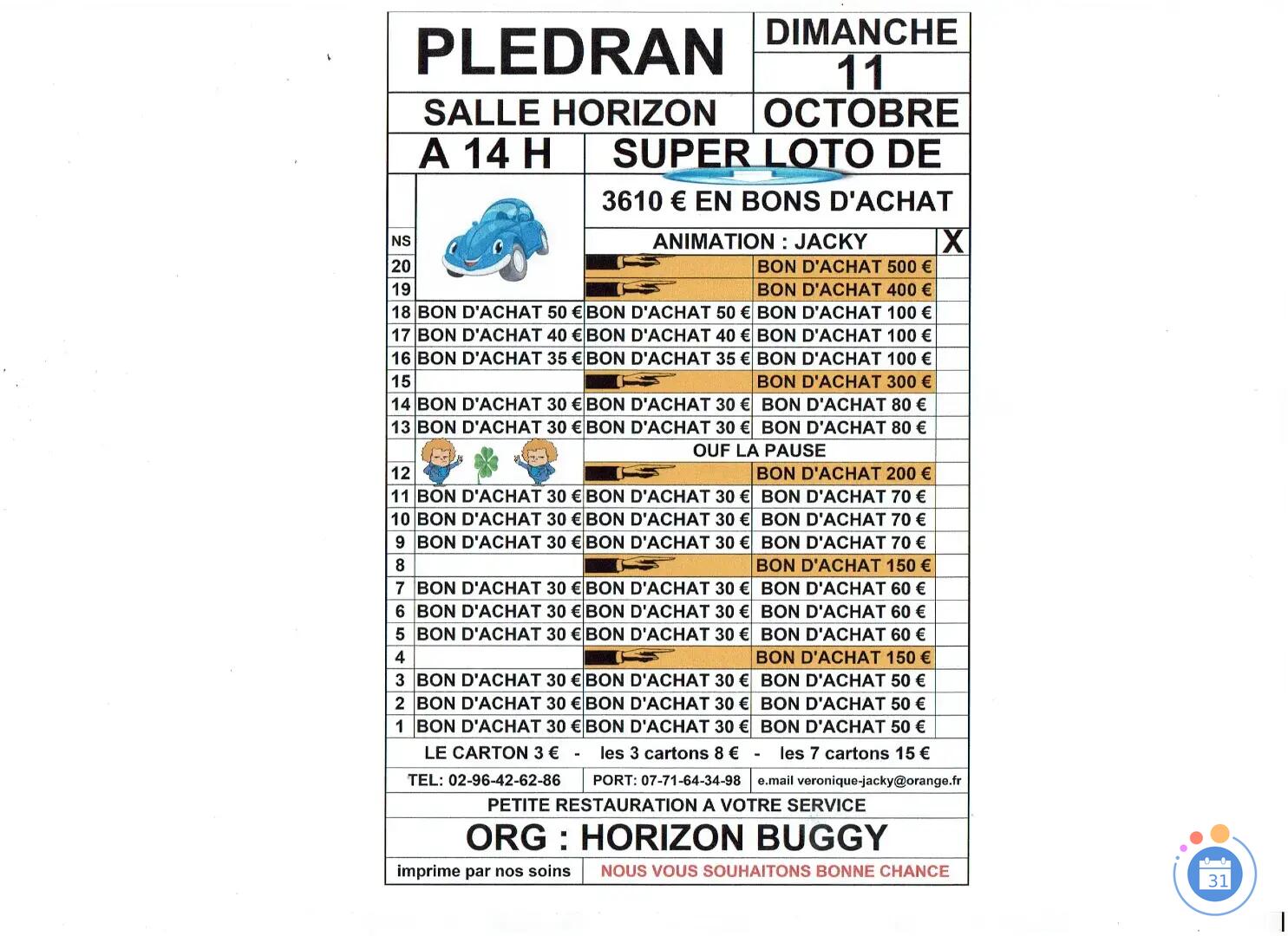 Image loto buggy horizon anime par JACKY (photo 1)