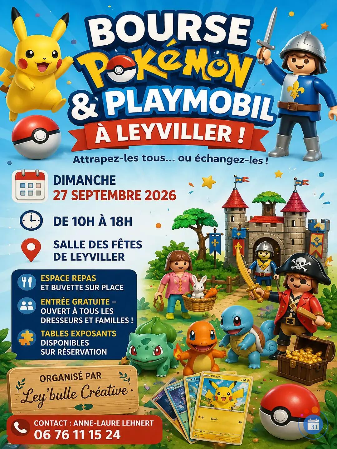 Image Bourses Pokemon & Playmobil (photo 1)